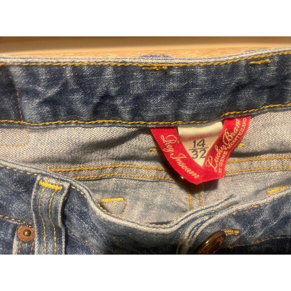 Lucky Brand Lola boot 14 jeans - Picture 2 of 4